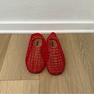 Mia Red Jelly Shoes size 6 (run big fit 7)